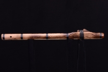 Walnut Native American Flute, Minor, Mid F#-4, #H18B